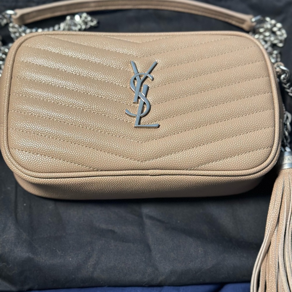 Sold! Lou Mini YSL Grain de Poudre Camera Crossbody Bag